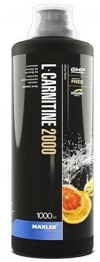 Аминокислота Maxler L-Carnitine 2000 Цитрус 1000 мл