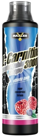 Аминокислота Maxler L-Carnitine 3000 Малина-черника 500 мл купить,NaN