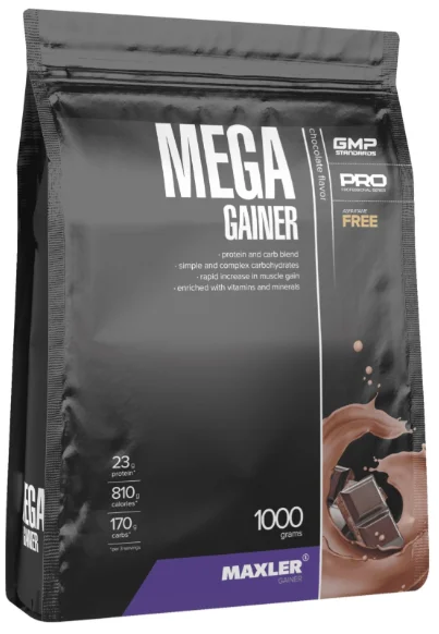 Гейнер Maxler Mega Gainer шоколад 1000 г