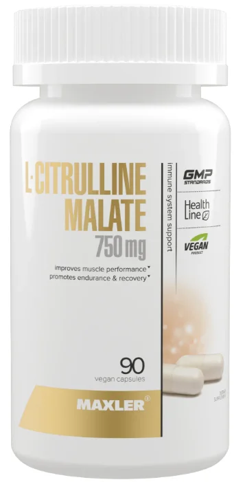Аминокислоты Maxler L-Citrulline Malate Цитруллин 750 мг 90 шт купить,NaN