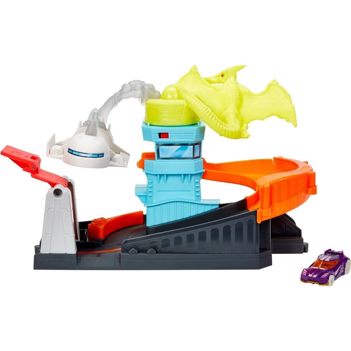 Игровой набор Hot Wheels City Атака Птеродактеля на порт купить,NaN