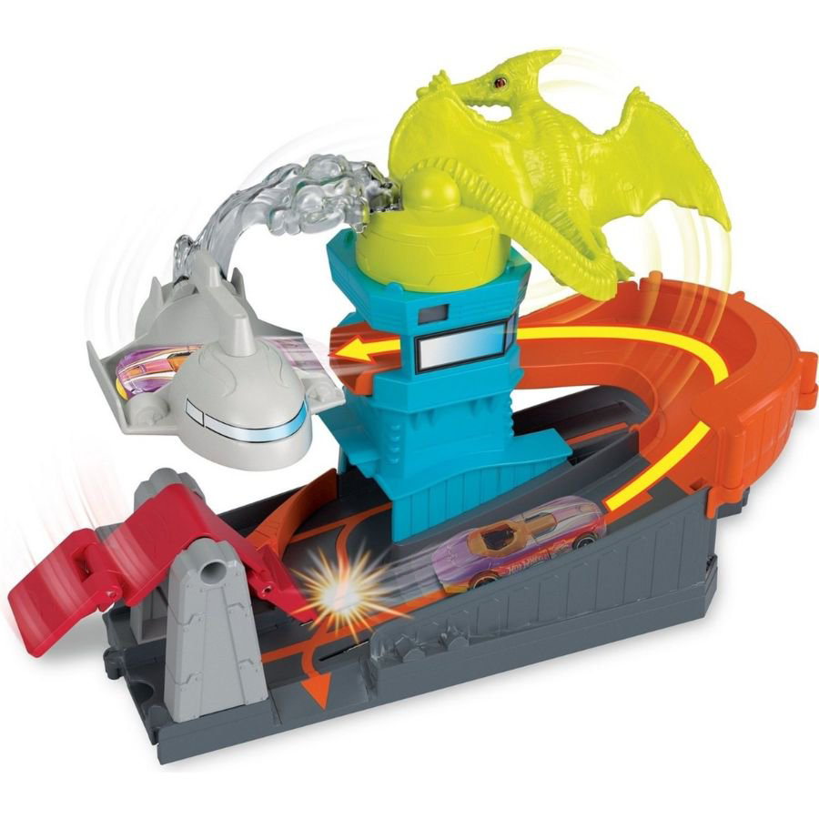 Игровой набор Hot Wheels City Атака Птеродактеля на порт купить,NaN