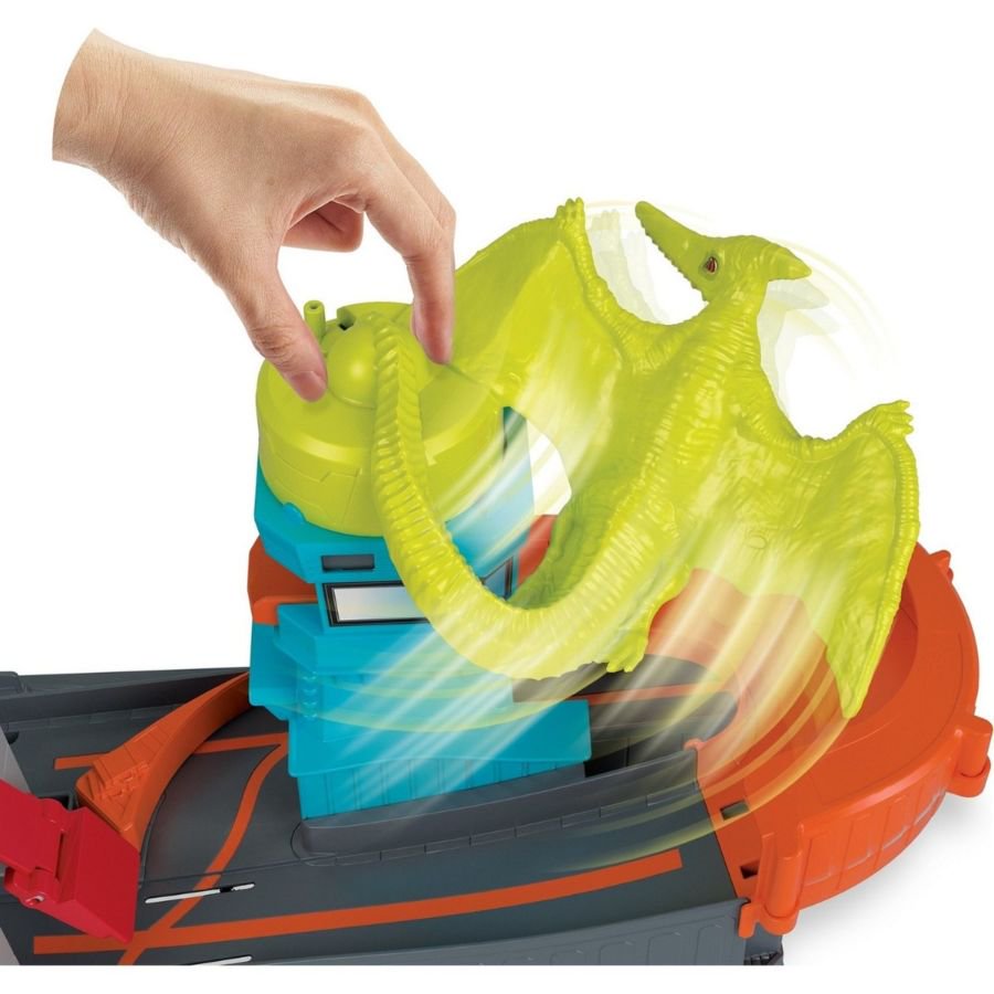 Игровой набор Hot Wheels City Атака Птеродактеля на порт купить,NaN