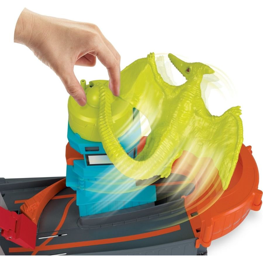 Игровой набор Hot Wheels City Атака Птеродактеля на порт купить,NaN