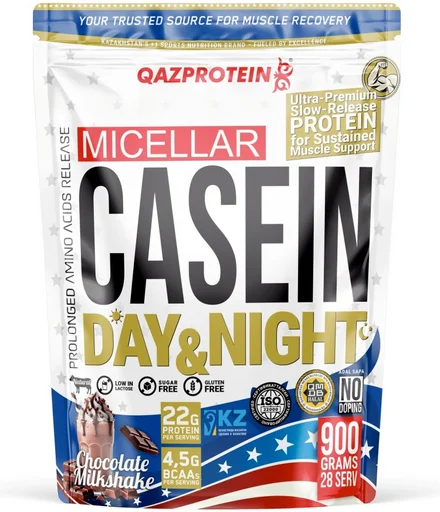 Протеин Qazprotein Micellar Casein молочный шоколад 900гр