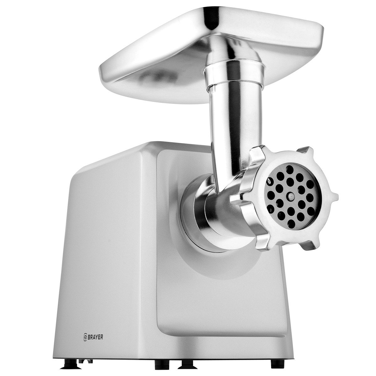 Мясорубка Brayer BR1605 серебристая купить,NaN
