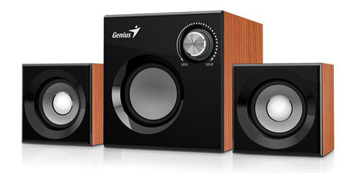 Акустическая система Genius SW-2.1 370 коричневая купить,NaN