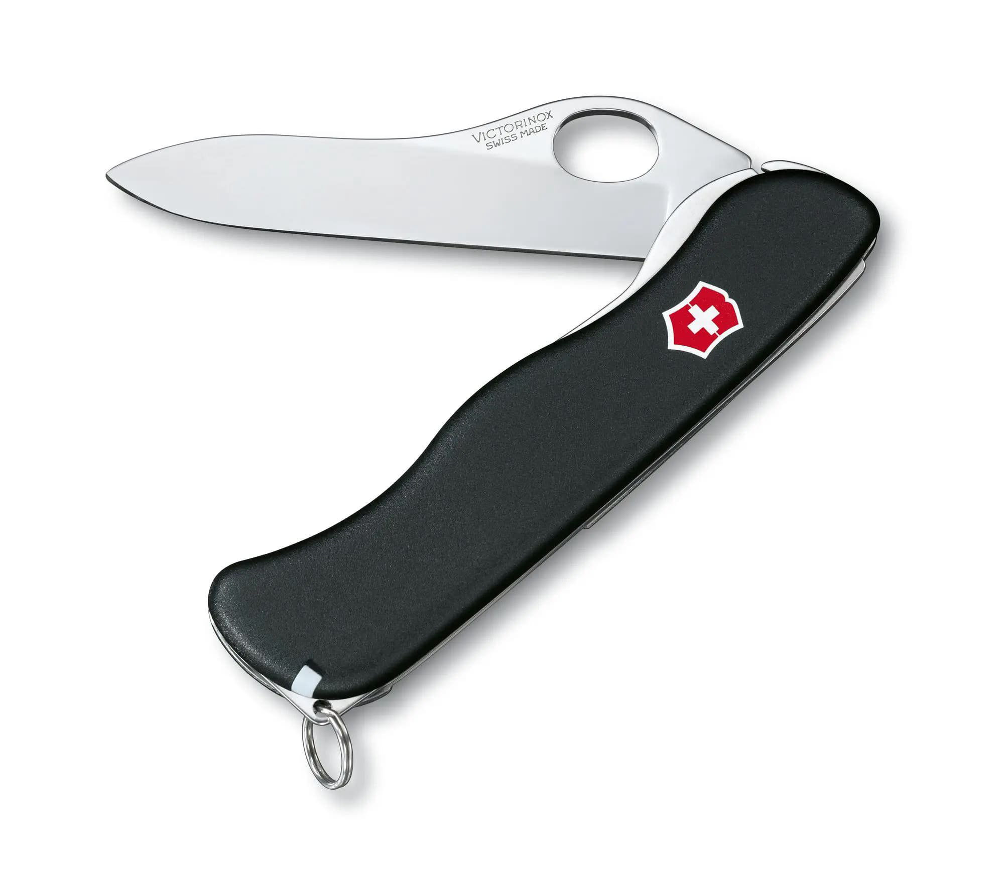 Нож складной Victorinox Sentinel Clip One Hand 0.8416.M3 черный купить,NaN