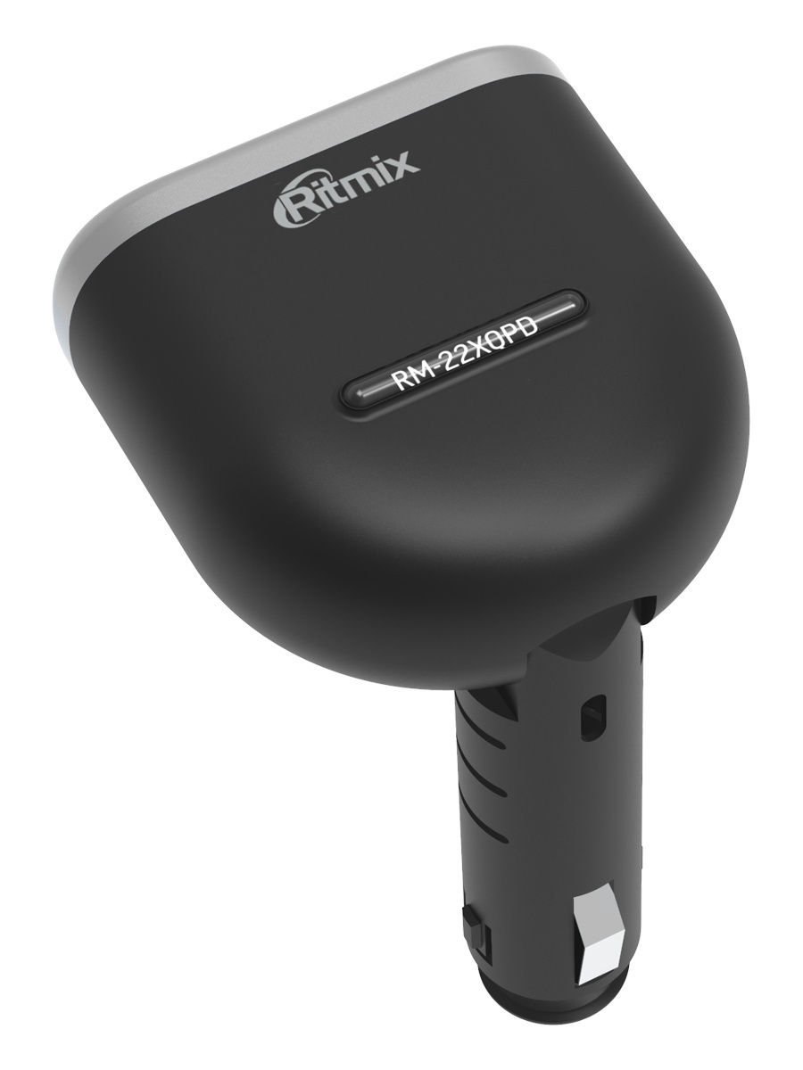 Зарядное устройство автомобильное Ritmix RM-22XQPD черное купить,NaN