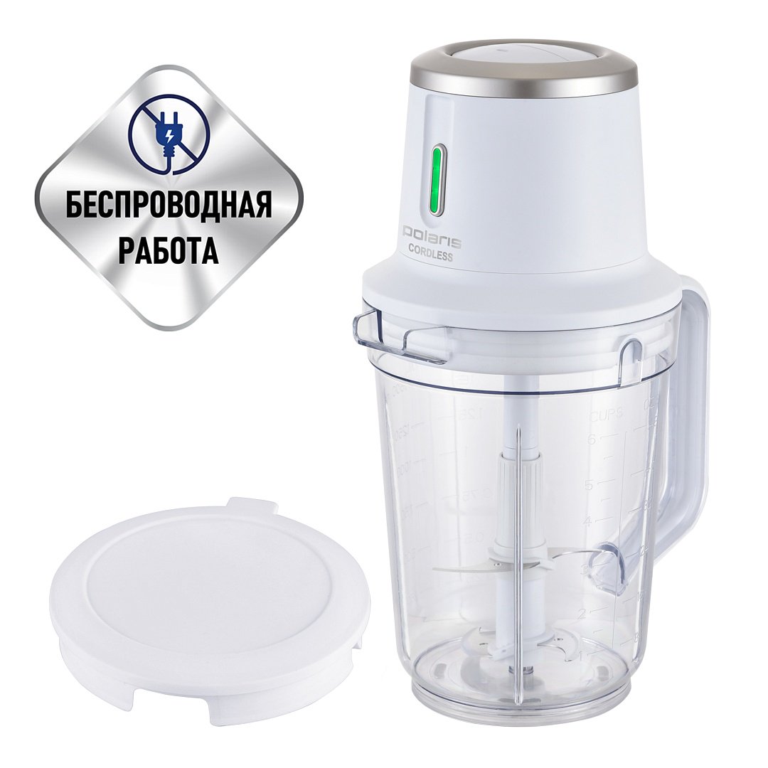 Блендер Polaris PTB 0435 CordLess белый купить,0