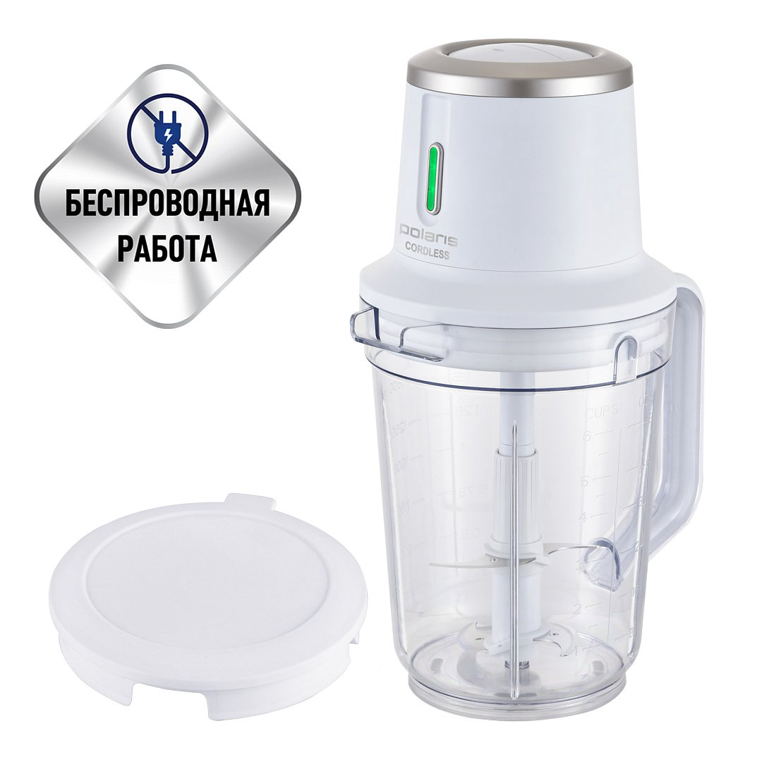 Блендер Polaris PTB 0435 CordLess белый купить,NaN