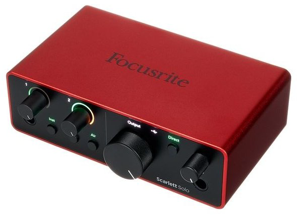 Звуковая карта Focusrite Scarlett Solo 4th Gen купить,104530