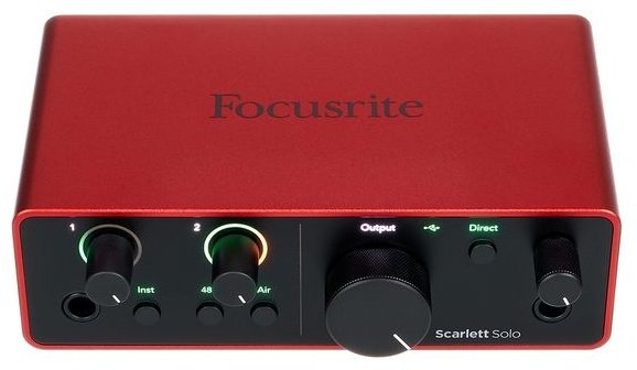Звуковая карта Focusrite Scarlett Solo 4th Gen купить,0