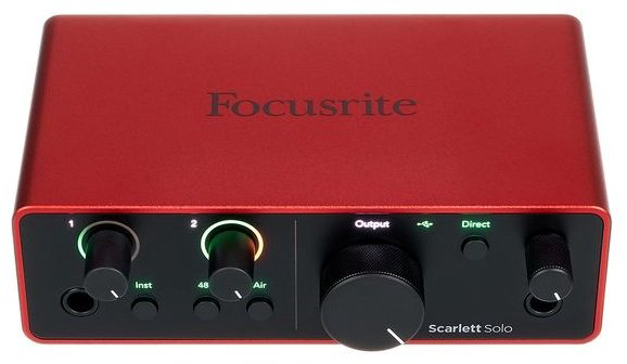 Звуковая карта Focusrite Scarlett Solo 4th Gen купить,104530