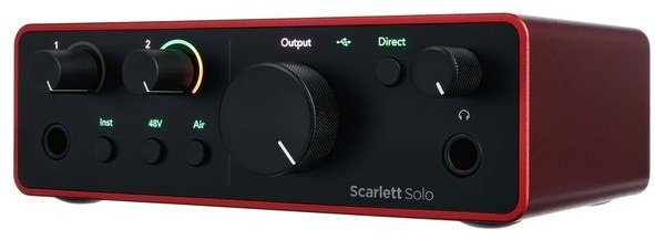 Звуковая карта Focusrite Scarlett Solo 4th Gen купить,0