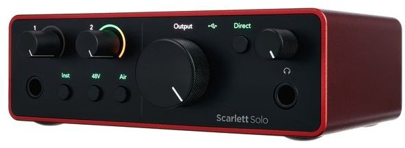 Звуковая карта Focusrite Scarlett Solo 4th Gen купить,104530
