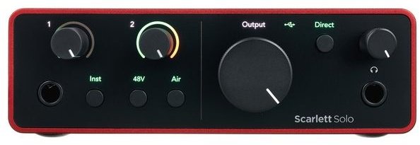 Звуковая карта Focusrite Scarlett Solo 4th Gen купить,0