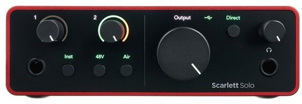 Звуковая карта Focusrite Scarlett Solo 4th Gen купить,104530