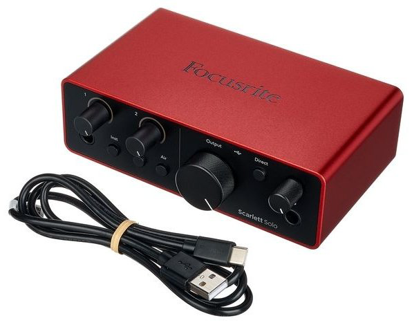 Звуковая карта Focusrite Scarlett Solo 4th Gen купить,104530