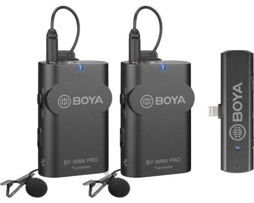 Микрофон Boya BY-WM4 PRO-K4 черный купить,NaN
