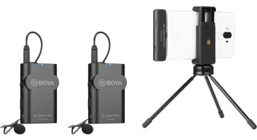 Микрофон Boya BY-WM4 PRO-K4 черный купить,NaN