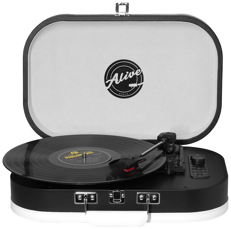 Виниловый проигрыватель ALIVE AUDIO VINTAGE Gentleman черный купить,NaN