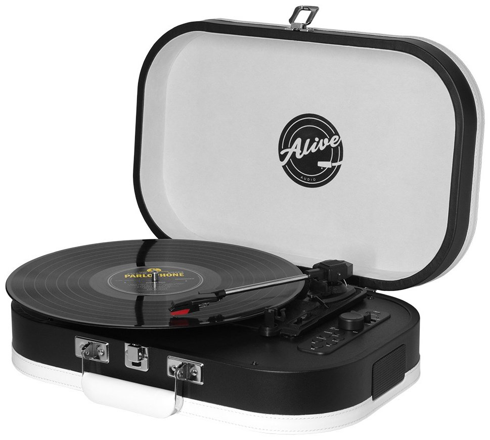 Виниловый проигрыватель ALIVE AUDIO VINTAGE Gentleman черный купить,NaN