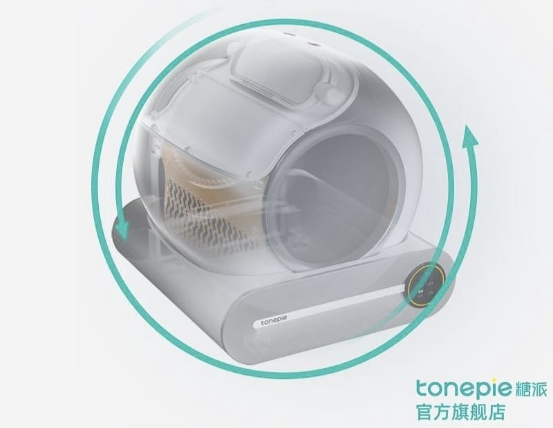 Tonepie туалет-лоток автоматический белый купить,NaN