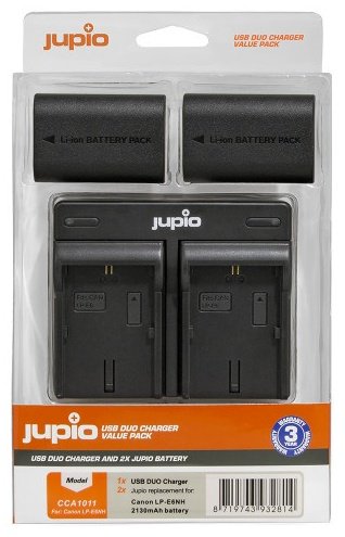 Аккумулятор Jupio Value Pack: 2x Battery LP-E6NH 2130mAh + USB Dual Charger купить,NaN