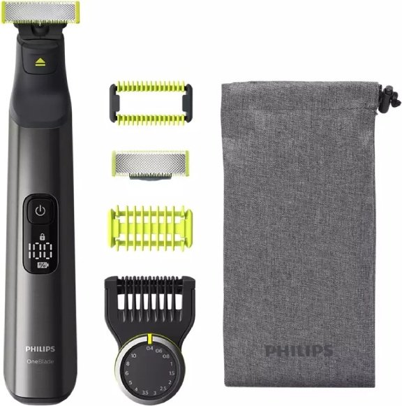 Электробритва Philips OneBlade Pro Face &#43; Body QP6550/15 сеточная от аккумулятора