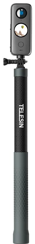Ручной штатив Telesin Carbon Fiber Selfie Stick 3m купить,0