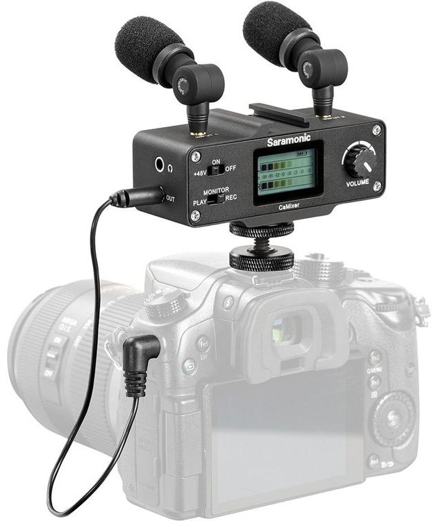 Микрофон Saramonic CaMixer черный купить,0