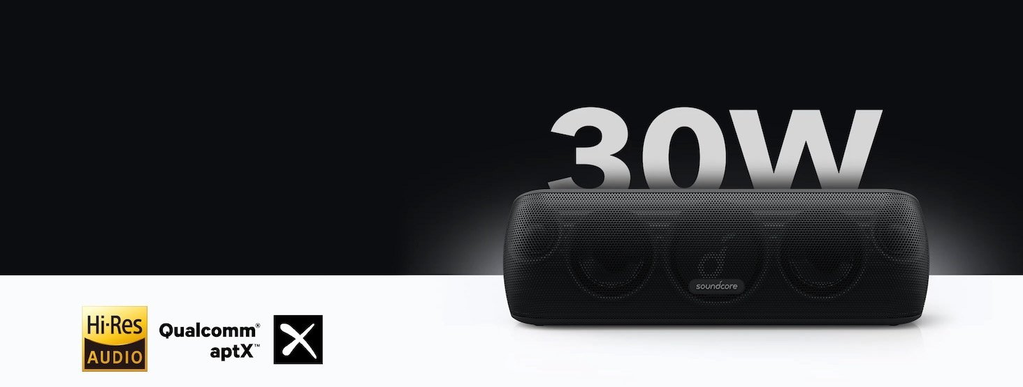 Портативная колонка Anker Soundcore Motion+ черный - ForteMarket Портативная колонка Anker Soundcore Motion+ черный купить,0