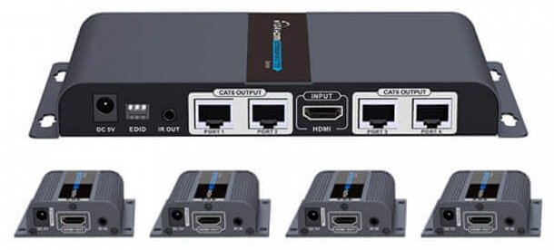 LENKENG HDMI - HDMI LKV714Pro черный