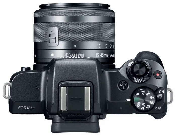 Фотокамера Canon EOS M50 EF-M 15-45 мм IS STM Kit черный купить,NaN