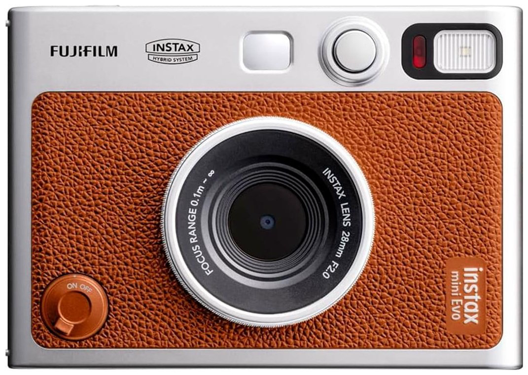 Фотокамера моментальной печати Fujifilm Instax Mini Evo коричневый купить,NaN