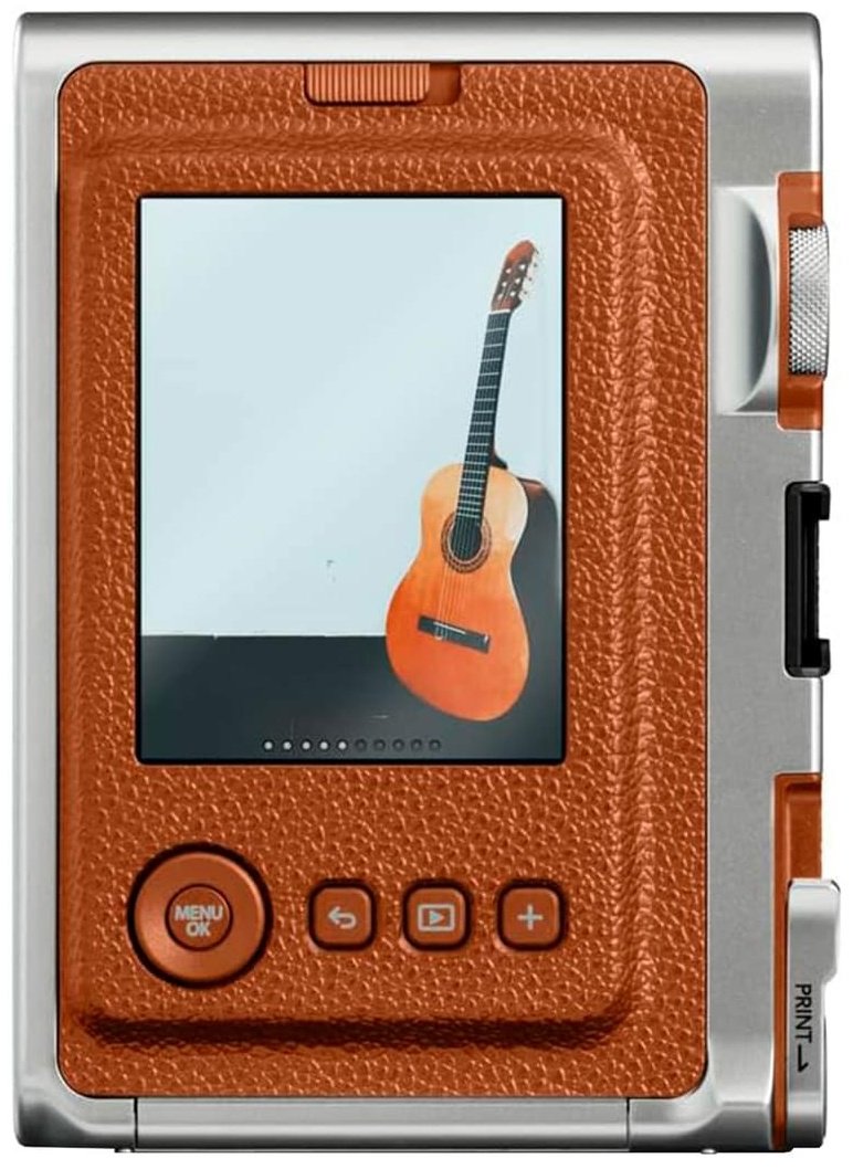 Фотокамера моментальной печати Fujifilm Instax Mini Evo коричневый купить,0