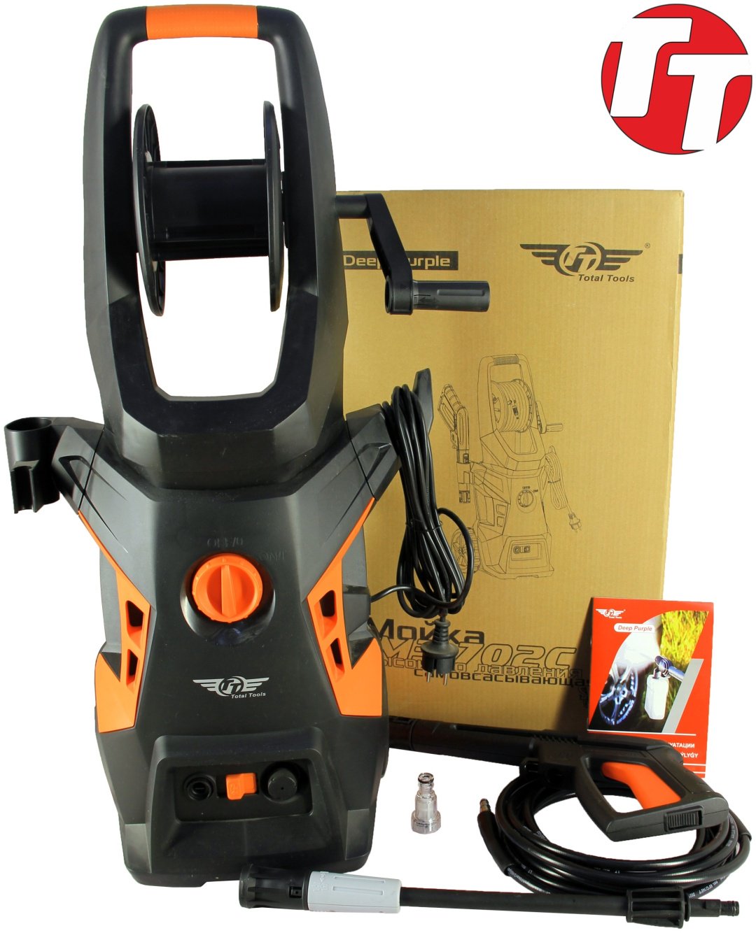 Мойка высокого давления Total Tools электрический 170 бар, BHR 702/МЭ-702С