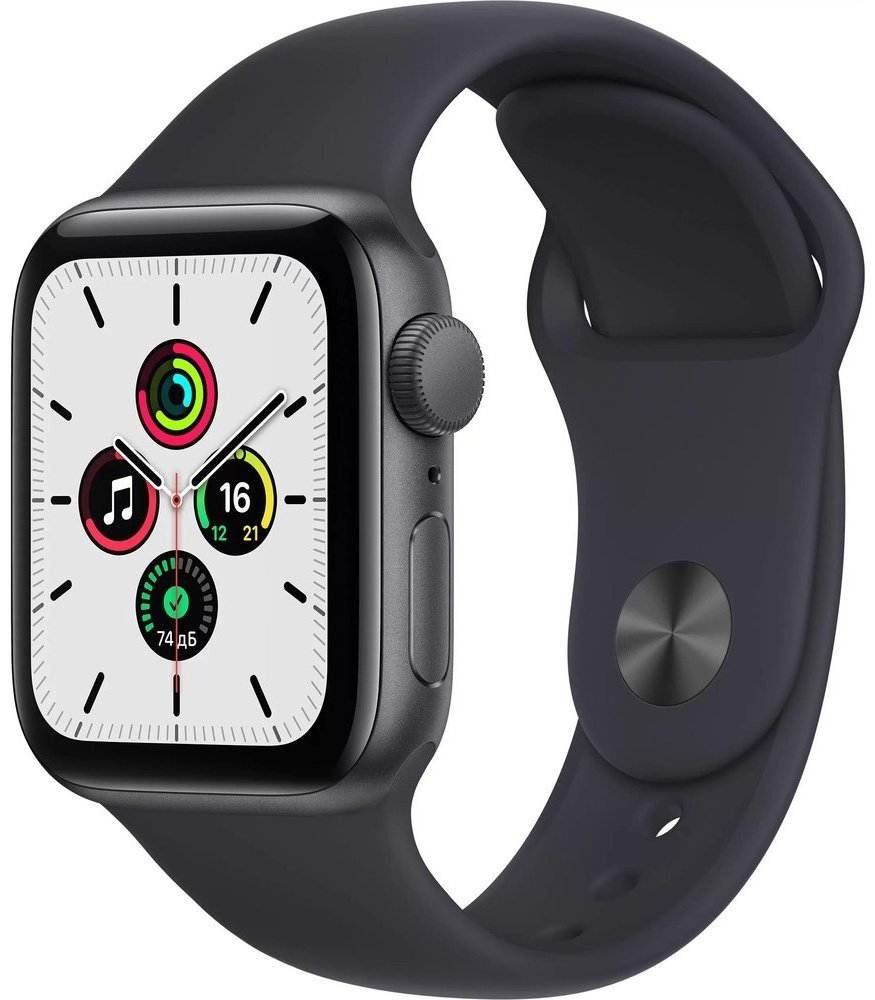 Смарт-часы Apple Watch SE 44 мм черный