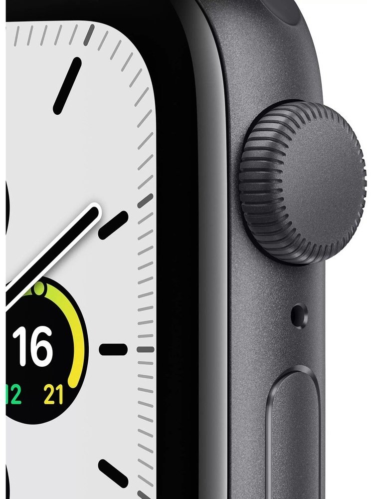 Смарт-часы Apple Watch SE 44 мм черный купить,0