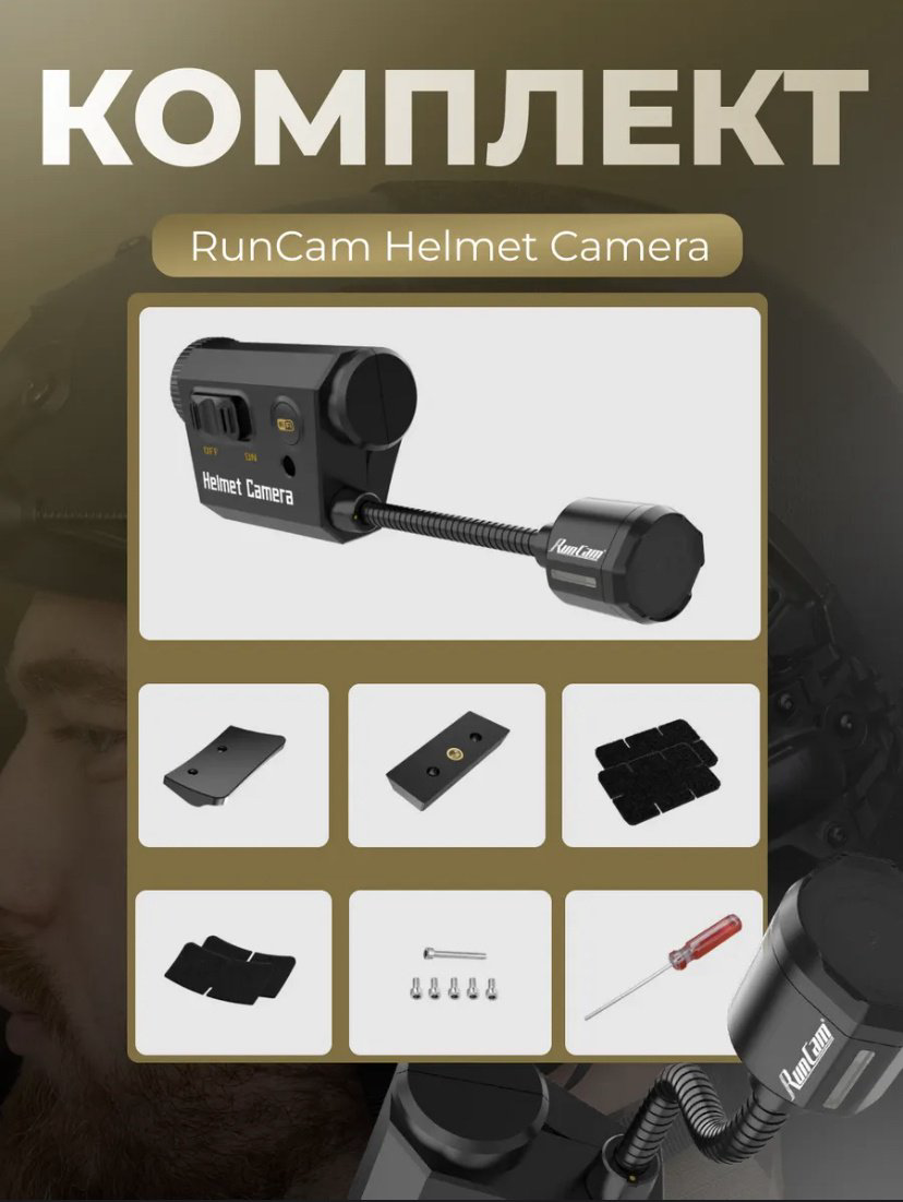 Экшн-камера RunCam Helmet camera купить,NaN