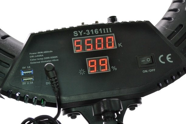 Кольцевая лампа YRE SY-3161 III 45 см купить,NaN