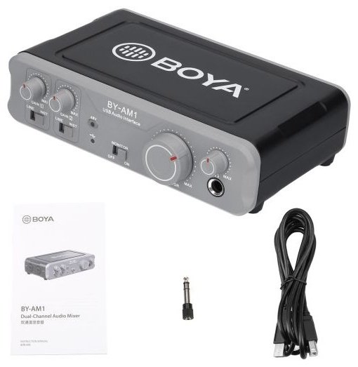Микшерный пульт Boya BY-AM1 - ForteMarket Микшерный пульт Boya BY-AM1 купить,0