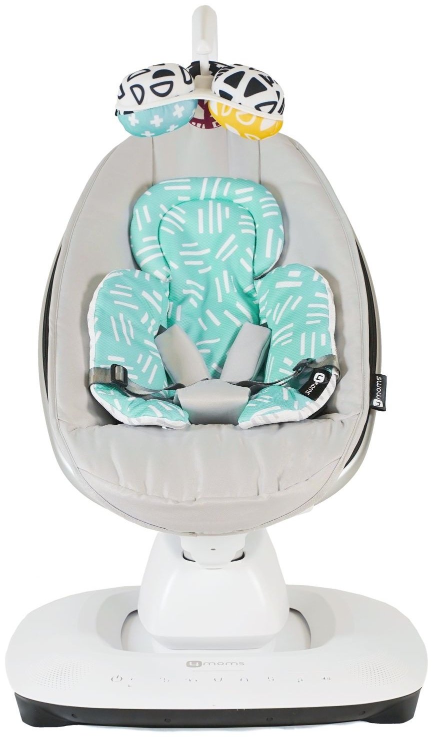 Качеля 4Moms MamaRoo5 бирюзовый, серый купить,0