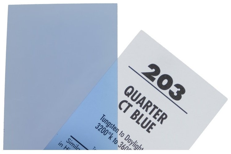 Светофильтр Rosco E203 Quarter CT Blue