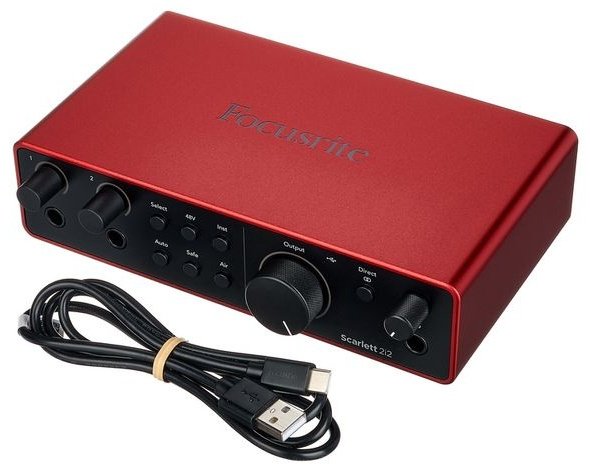 Звуковая карта Focusrite Scarlett 2i2 4th Generation - ForteMarket Звуковая карта Focusrite Scarlett 2i2 4th Generation купить,0