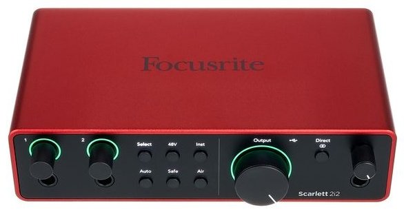 Звуковая карта Focusrite Scarlett 2i2 4th Generation - ForteMarket Звуковая карта Focusrite Scarlett 2i2 4th Generation купить,0