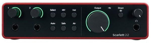 Звуковая карта Focusrite Scarlett 2i2 4th Generation - ForteMarket Звуковая карта Focusrite Scarlett 2i2 4th Generation купить,0