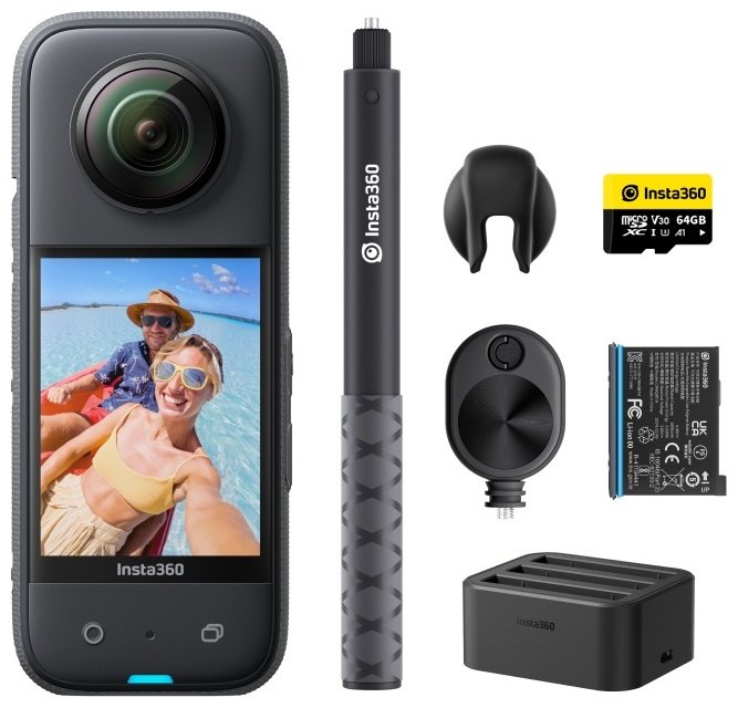 Экшн-камера Insta360 X3 360° Ultimate Kit