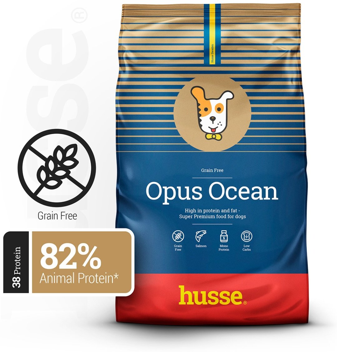 Корм Husse Opus Ocean 12 кг холистик, рыба